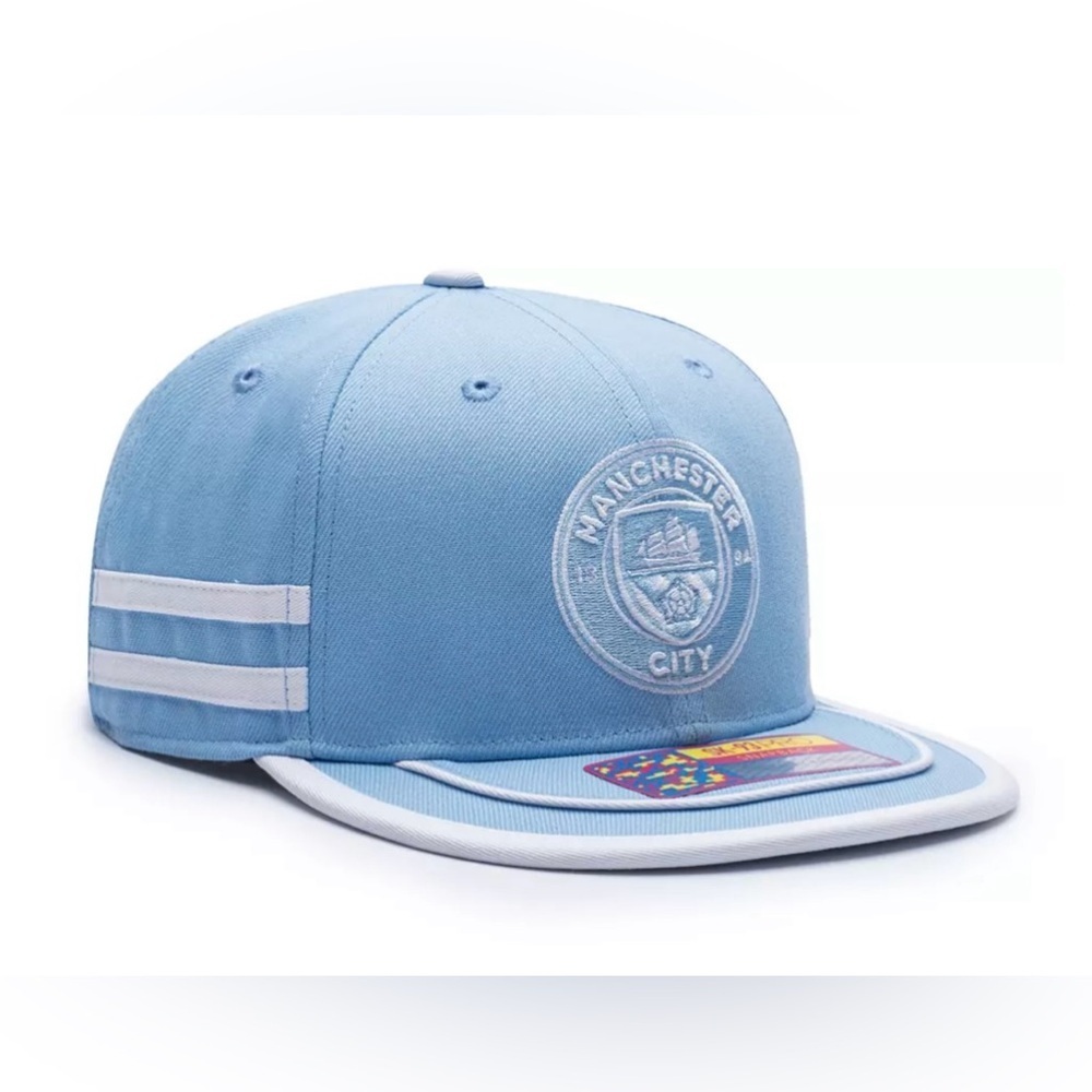 Fan Ink Adult Manchester City Offshore Light Blue Snapback
Adjustable Hat